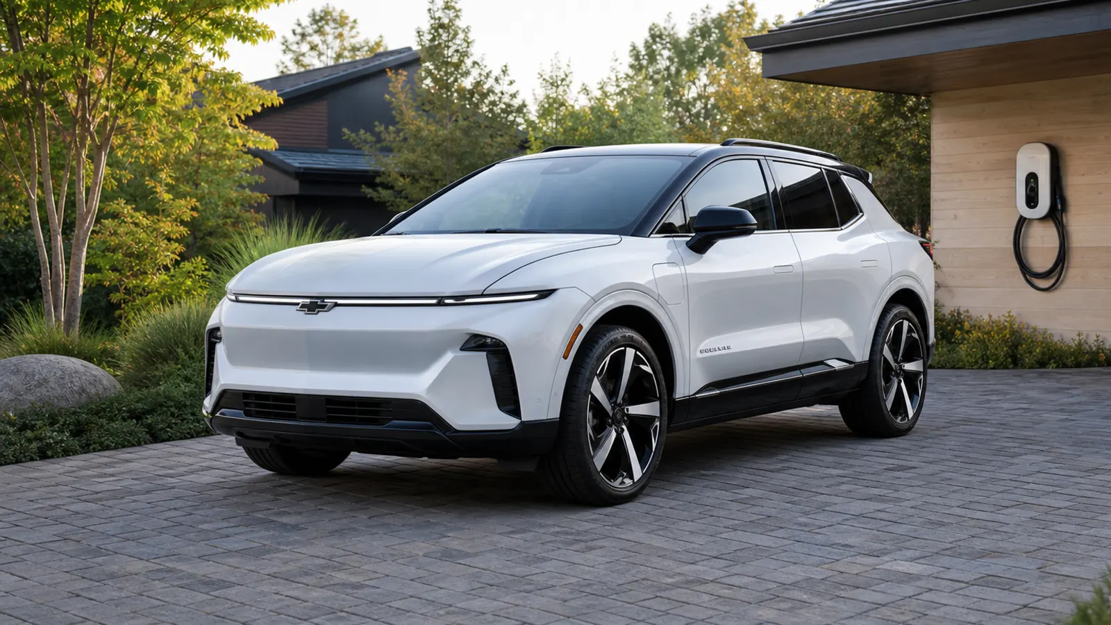 2026 Chevrolet Equinox EV electric family SUV front three-quarter view - Chevrolet Equinox EV