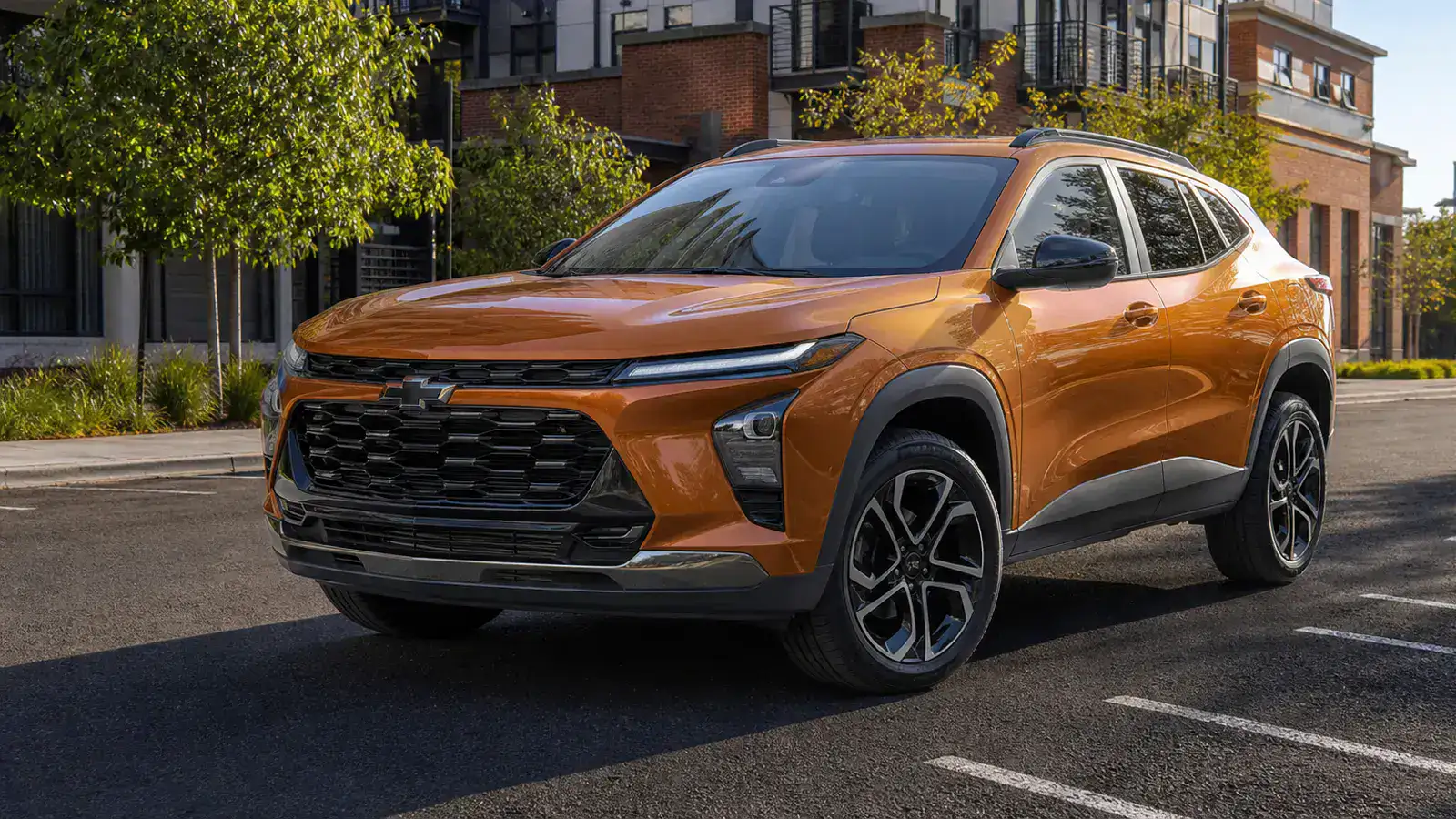 2026 Chevrolet Trax compact SUV front three-quarter view - Chevrolet Trax