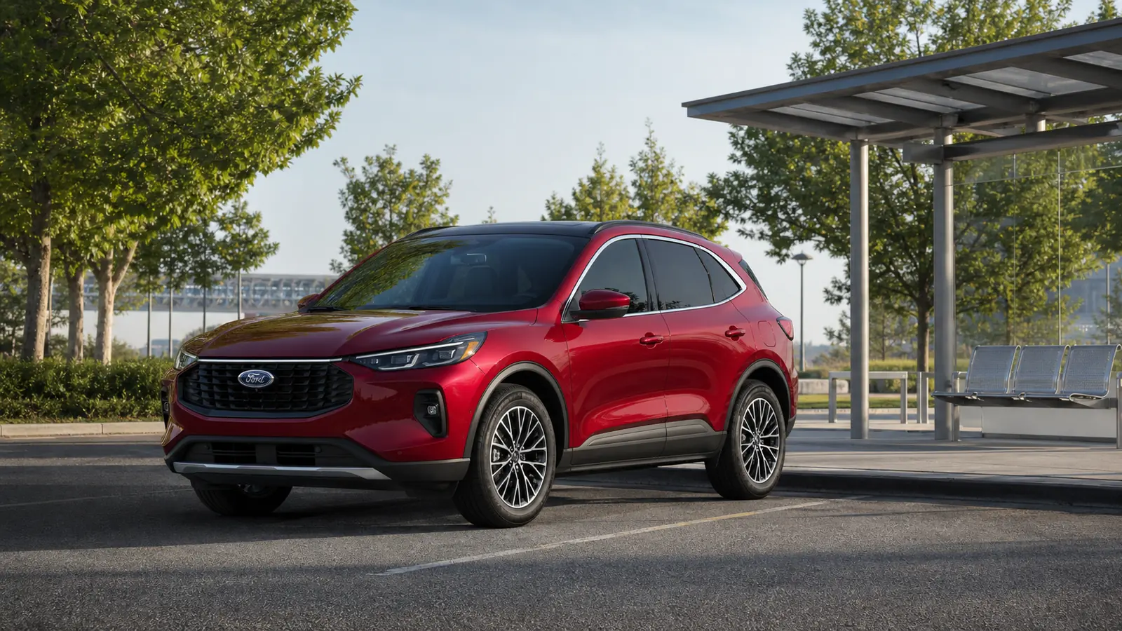 2026 Ford Escape compact SUV front three-quarter view - Ford Escape