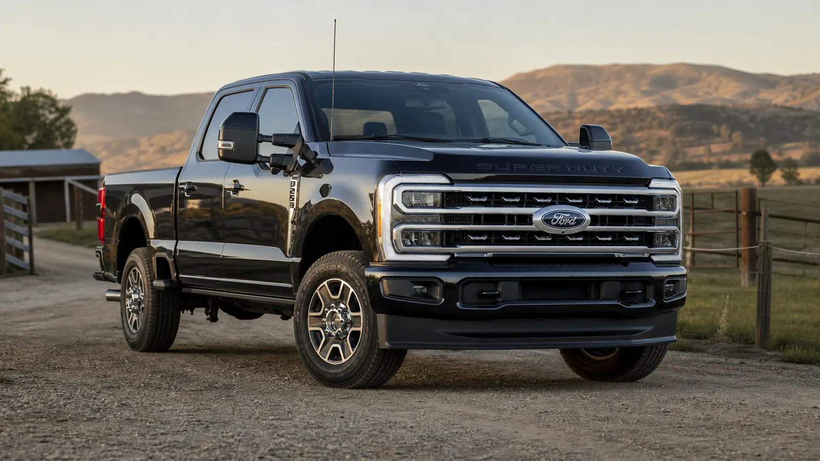 2026 Ford F-250 Super Duty XLT crew cab front three-quarter view - Ford F-250 Super Duty