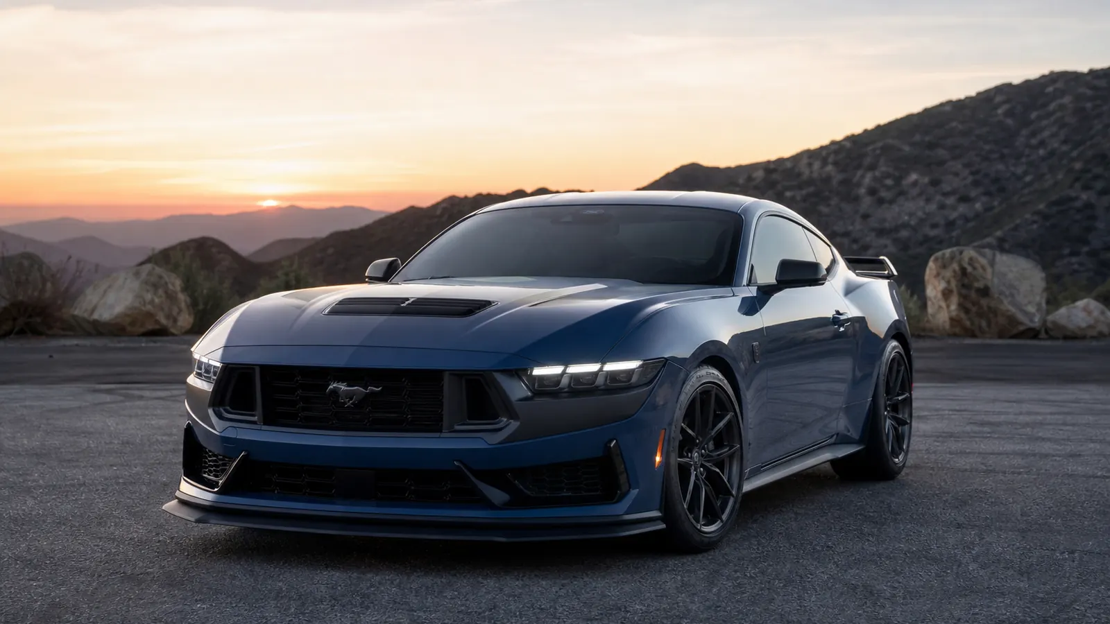 2026 Ford Mustang GT fastback front three-quarter view - Ford Mustang