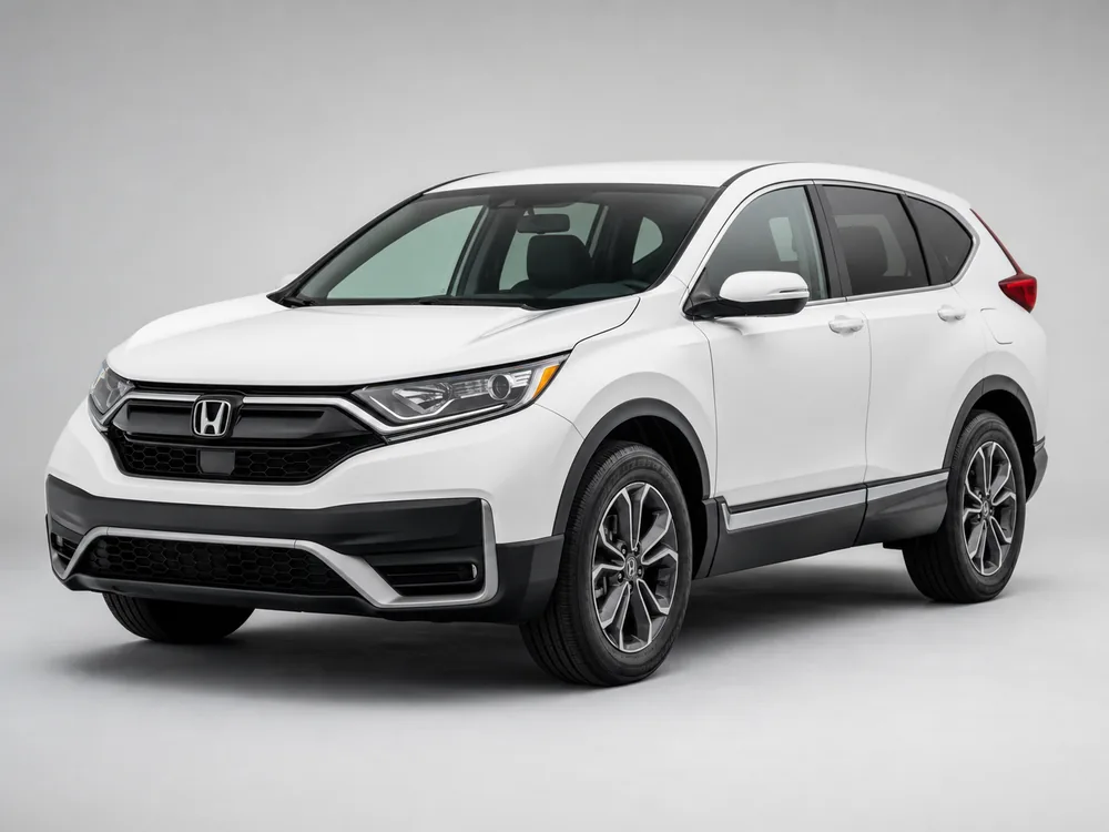 Honda CR-V compact SUV, front three-quarter view