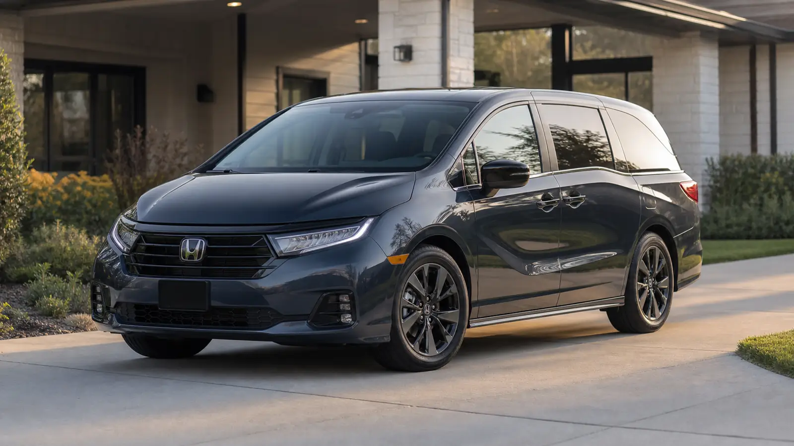 2026 Honda Odyssey minivan front three-quarter view - Honda Odyssey