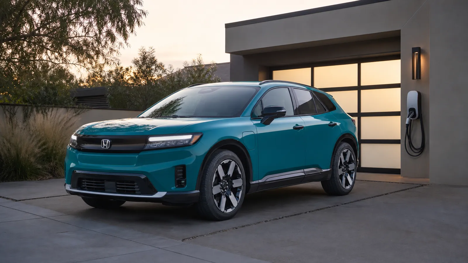 2026 Honda Prologue electric SUV front three-quarter view - Honda Prologue