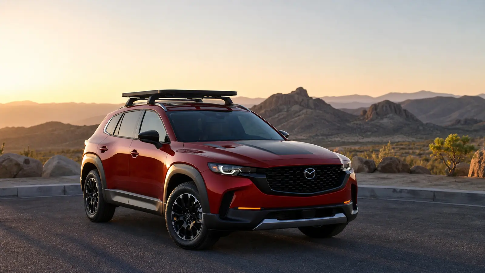 2026 Mazda CX-50 compact SUV front three-quarter view - Mazda CX-50