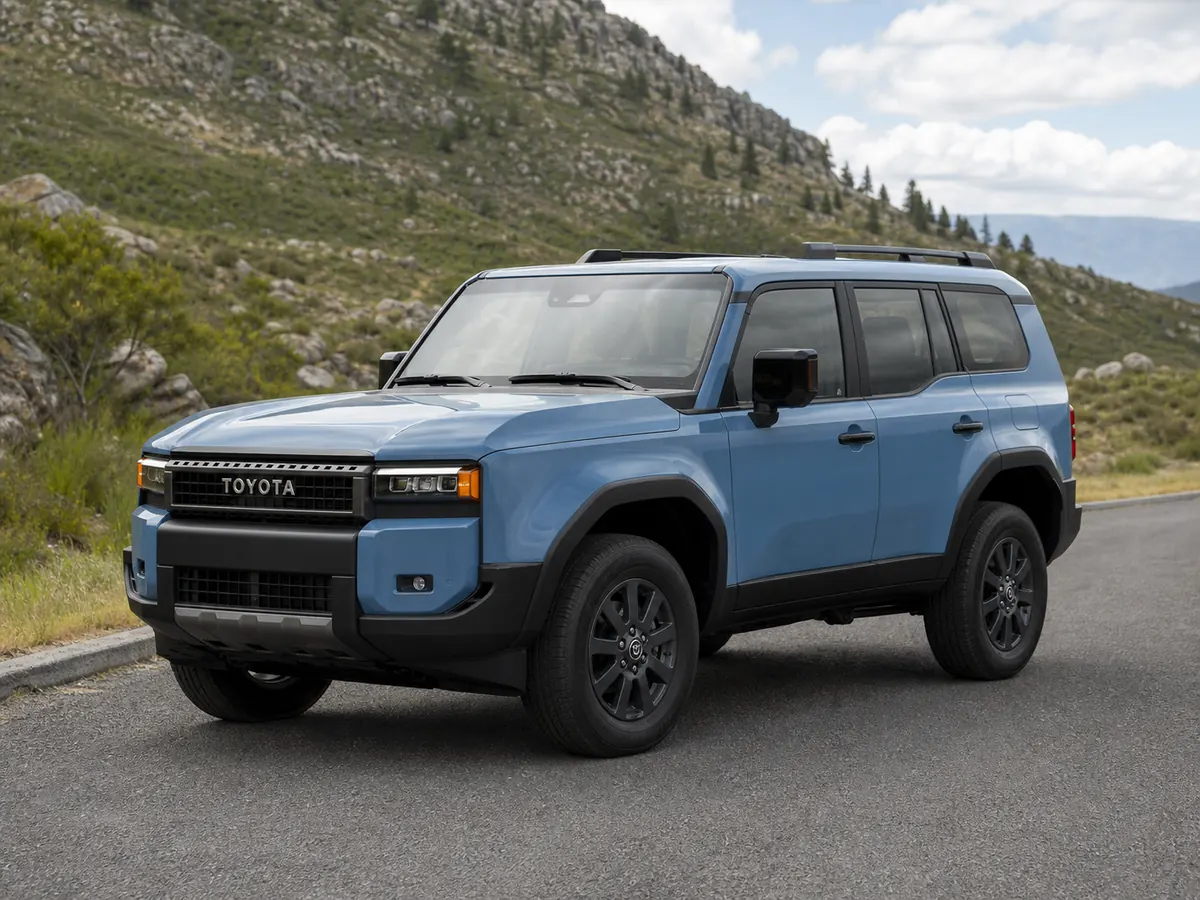 2026 Toyota Land Cruiser 250-series SUV front three-quarter view - Toyota Land Cruiser