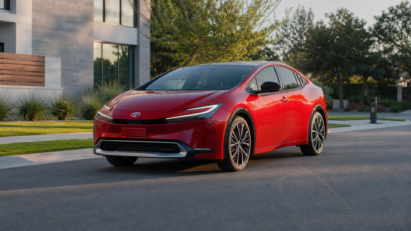 2024 Toyota Prius Prime plug-in hybrid hatchback front three-quarter view - Toyota Prius Prime