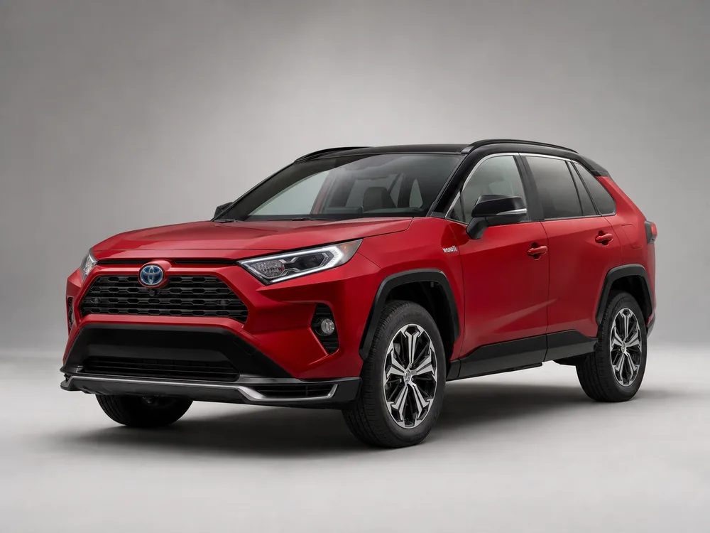 Toyota RAV4 Hybrid compact SUV, front three-quarter view