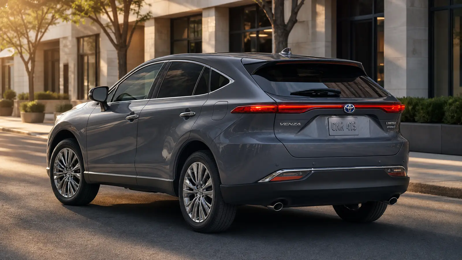 2024 Toyota Venza hybrid SUV front three-quarter view - Toyota Venza