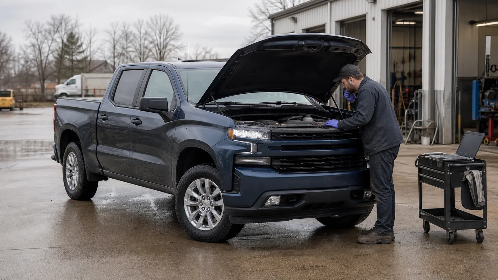 Used Chevrolet Silverado 1500 inspection before purchase