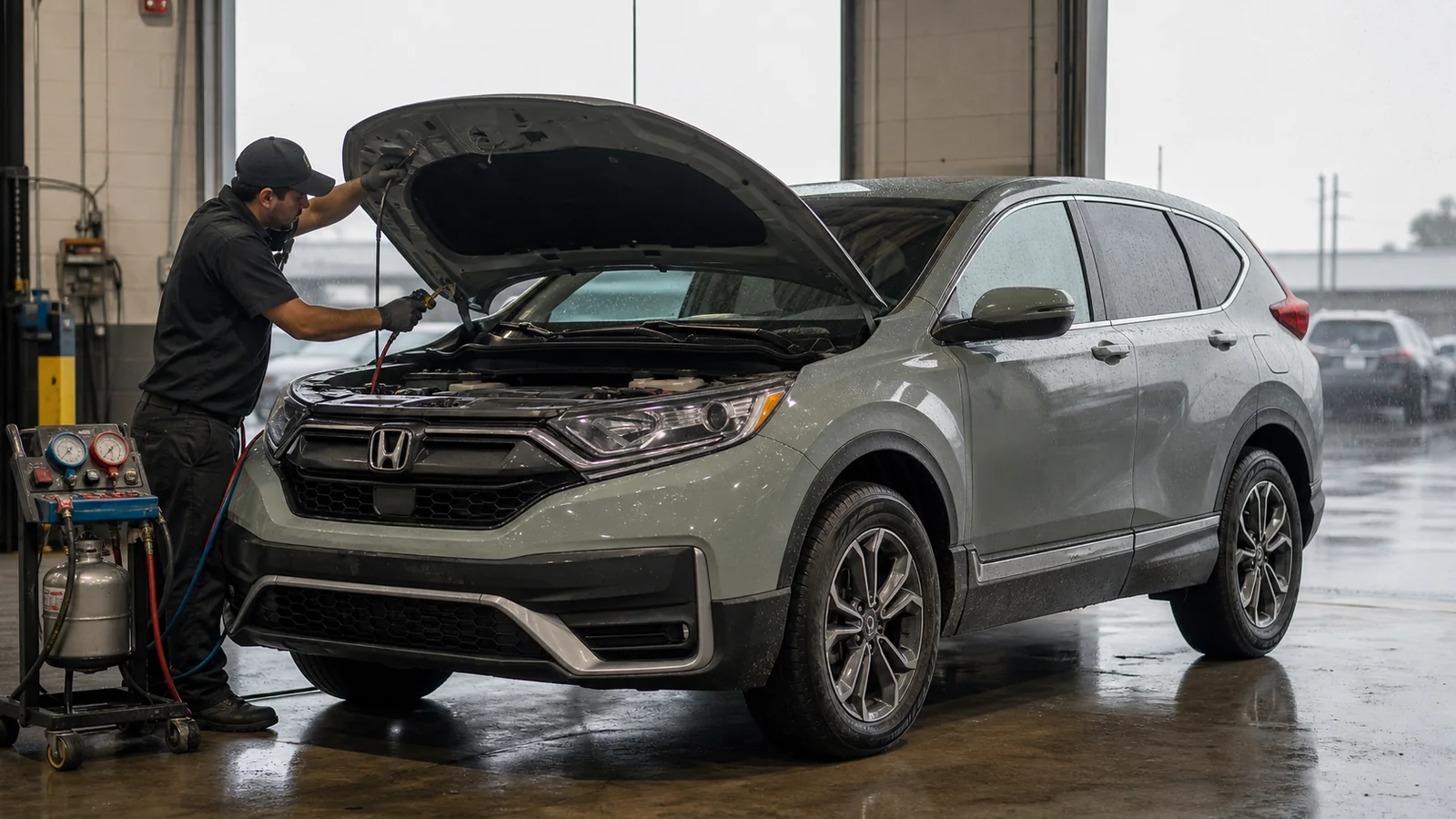 Used Honda CR-V inspection before purchase