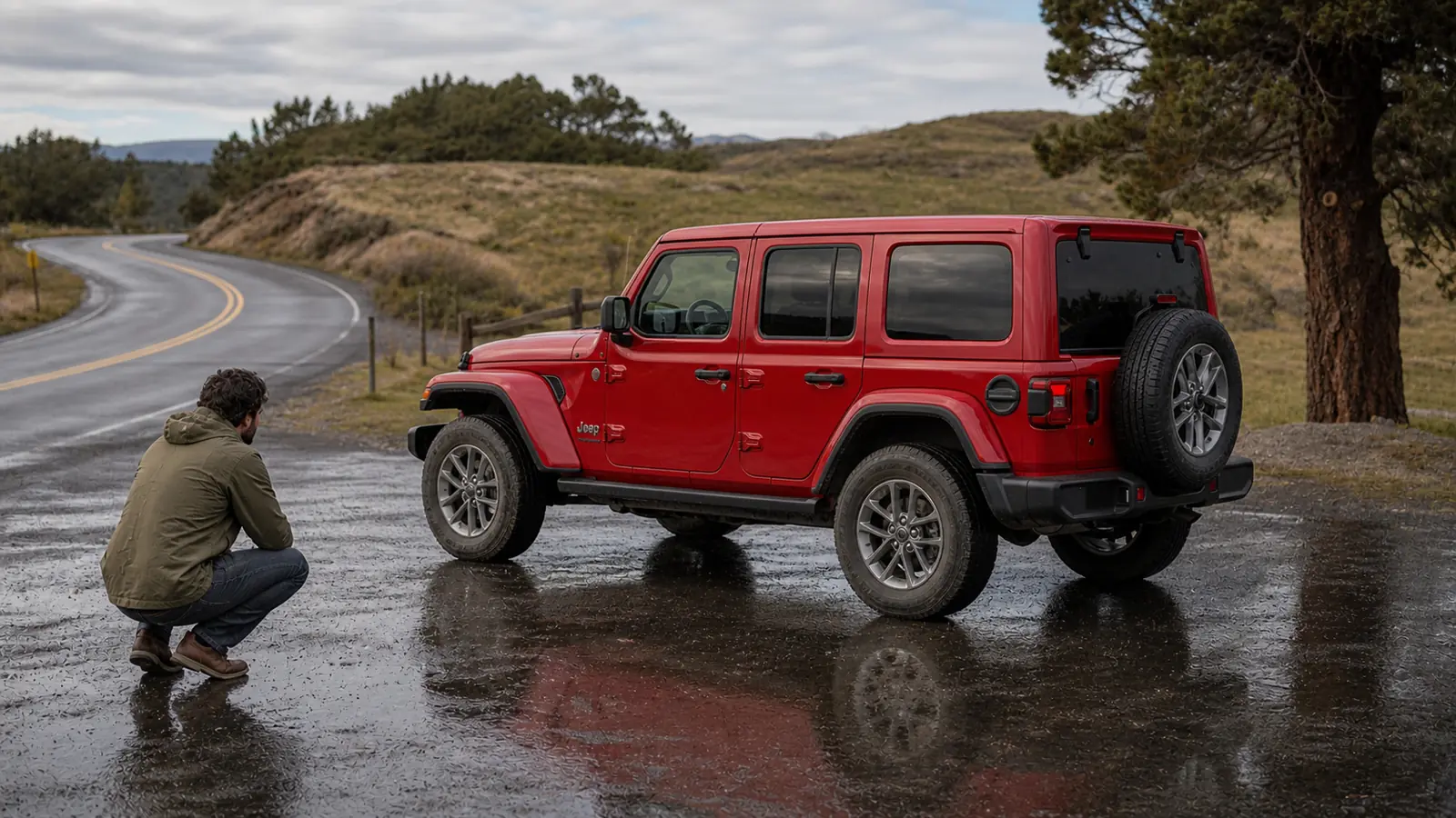 Used Jeep Wrangler inspection before purchase