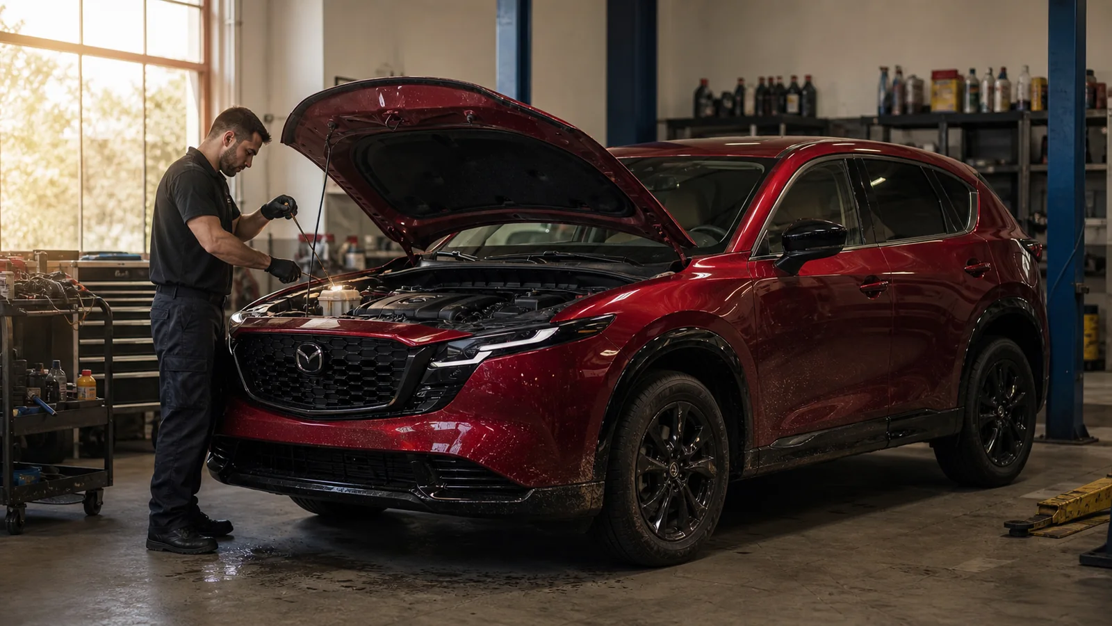 Used Mazda CX-5 inspection before purchase