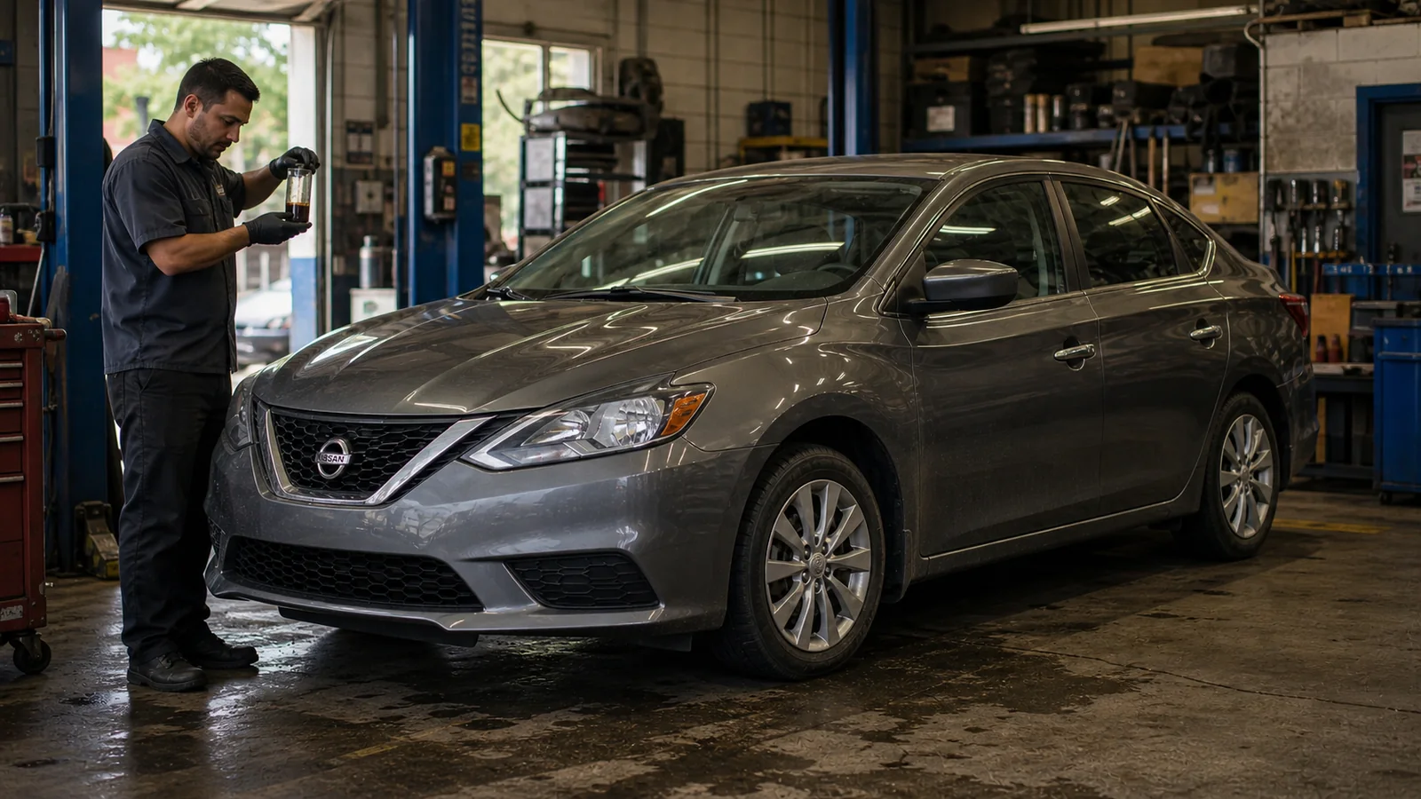 Used Nissan Sentra inspection before purchase