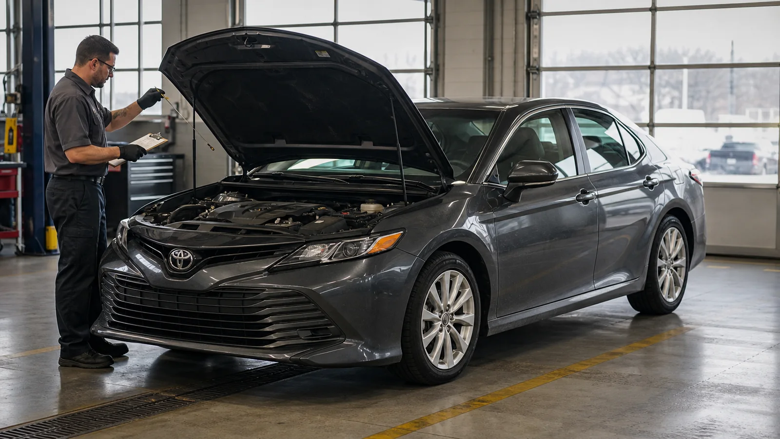 Used Toyota Camry inspection before purchase