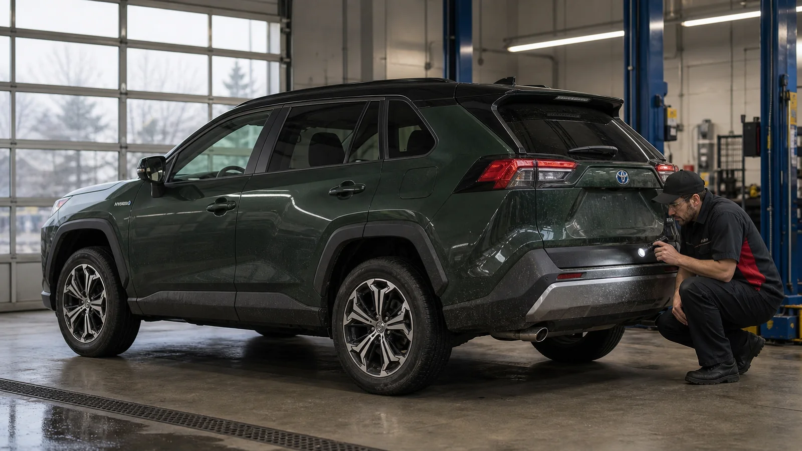 Used Toyota RAV4 Hybrid inspection before purchase