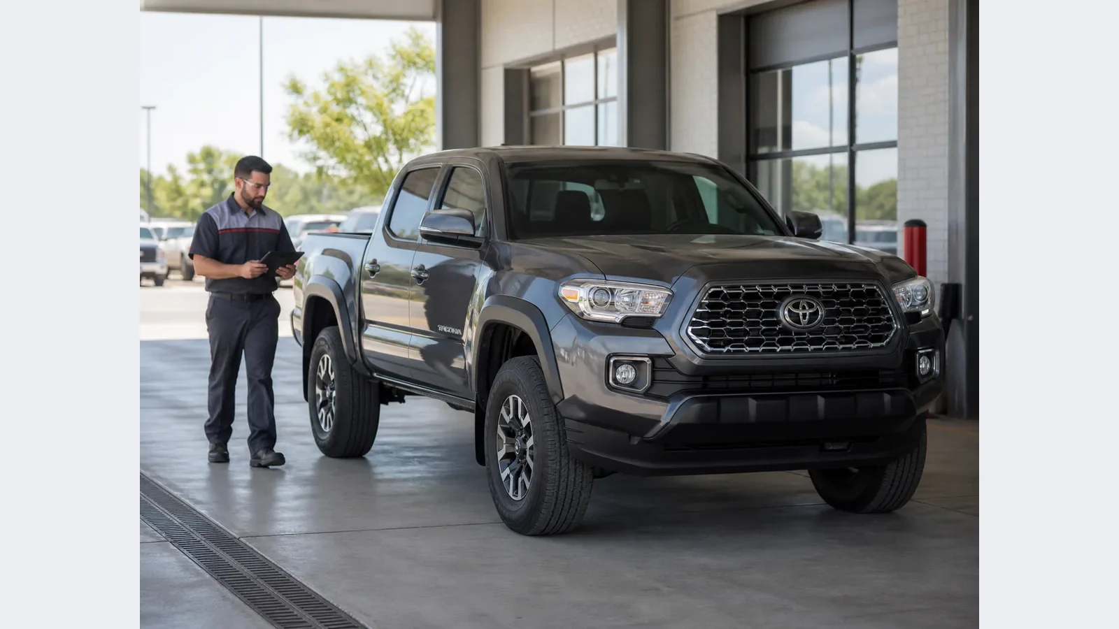 Used Toyota Tacoma inspection before purchase