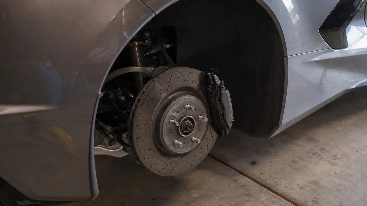 Tire tread and sidewall check for pressure loss - Chevrolet Corvette