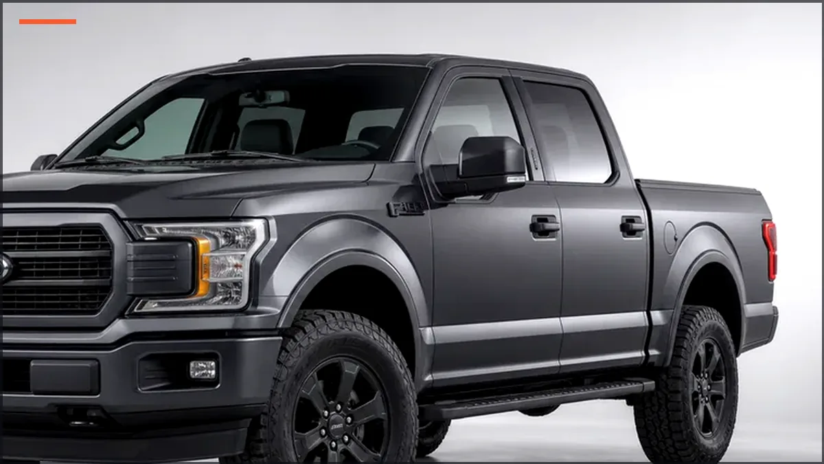 Ford F-150 cab and bed profile