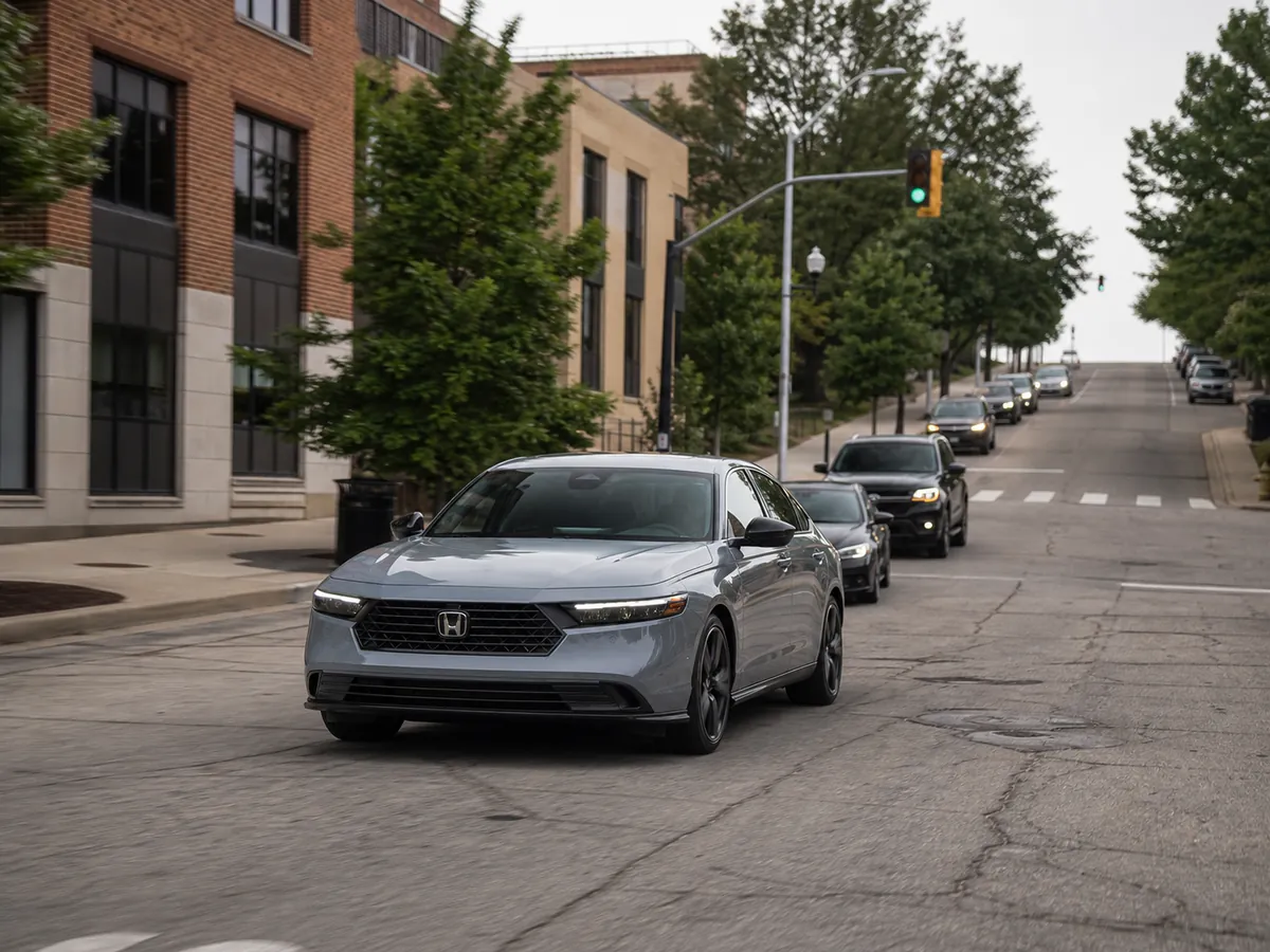 2026 Honda Accord Hybrid on a mixed city commute used to assess regeneration, visibility, and ride - Honda Accord Hybrid