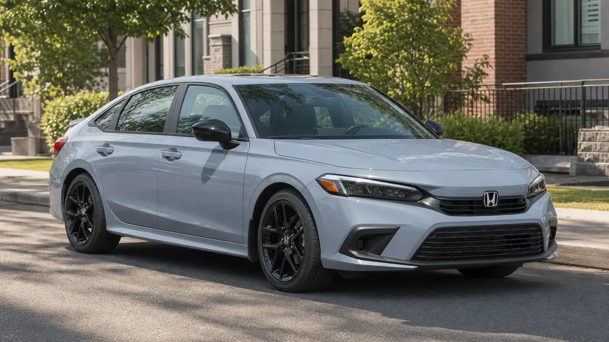 Honda Civic side profile and cabin area - Honda Civic