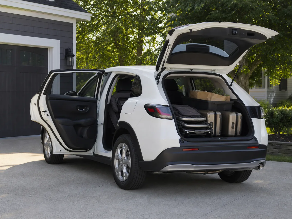 Honda HR-V child-seat access and cargo loading test - Honda HR-V