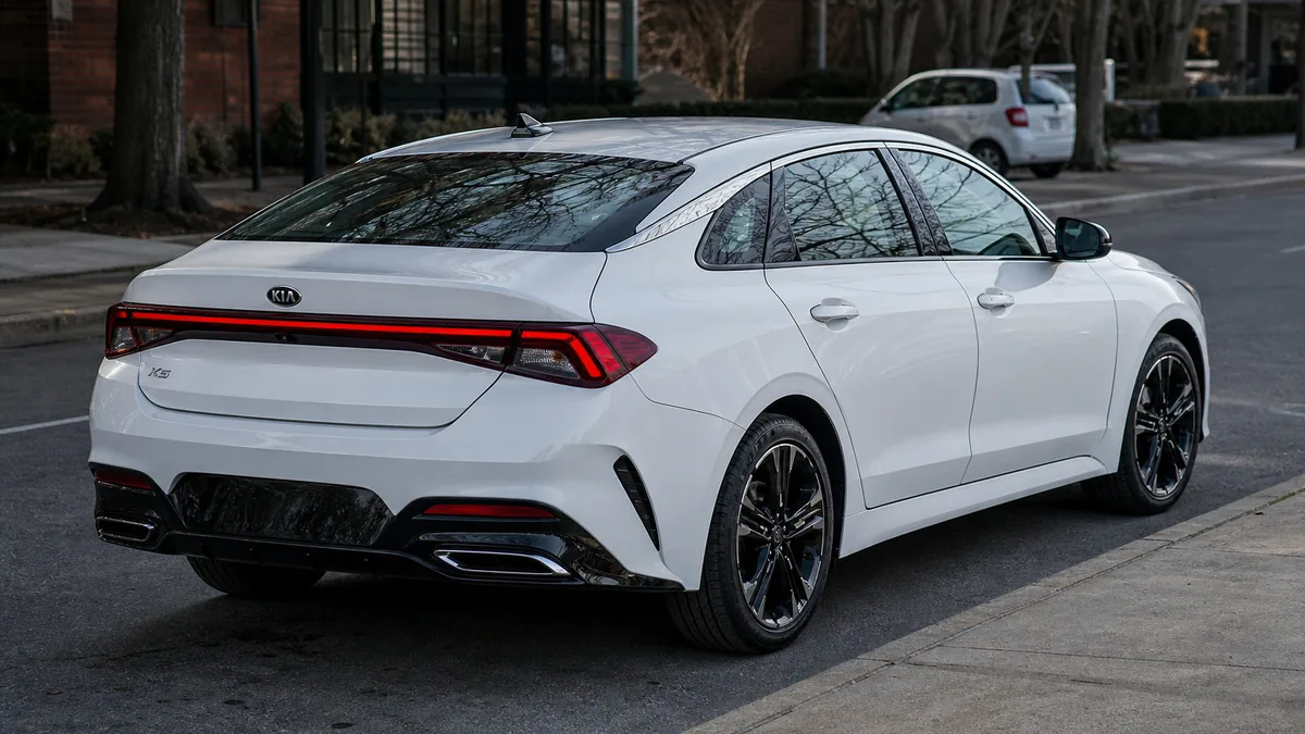 Kia K5 rear styling