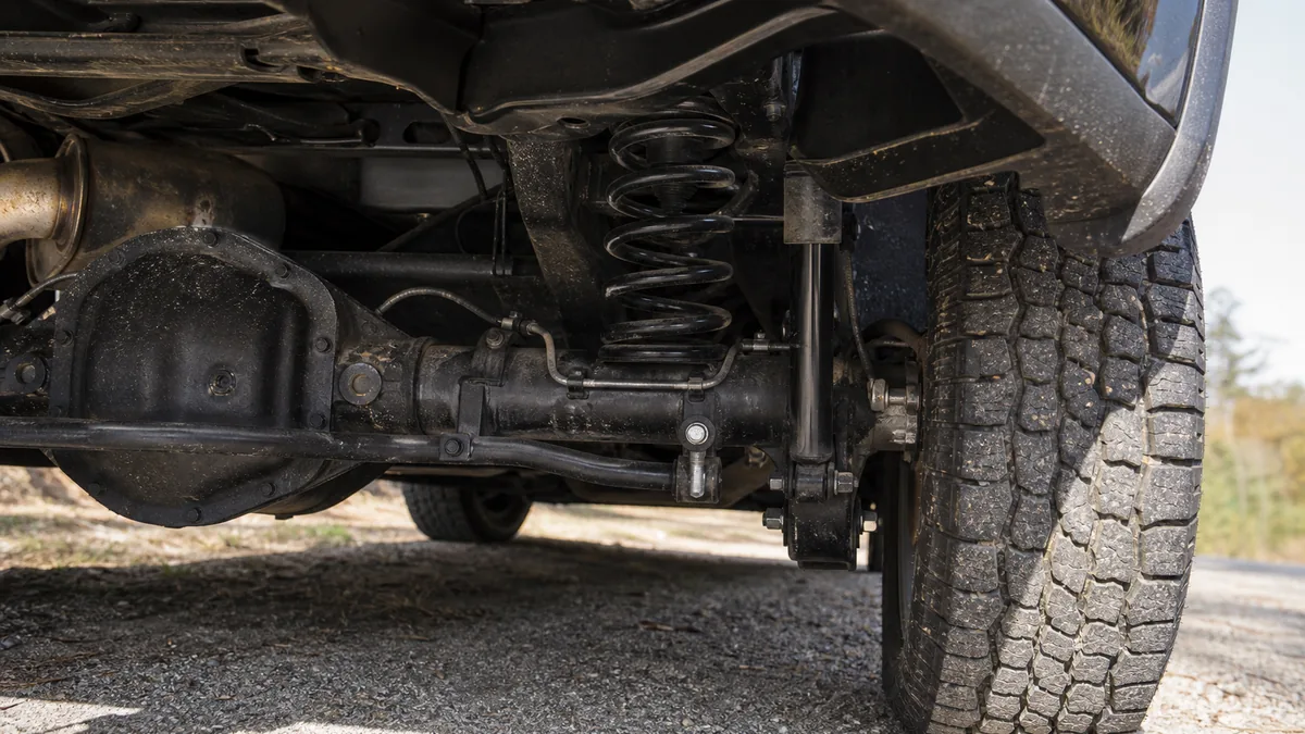 Ram 1500 rear suspension and tire inspection - Ram 1500