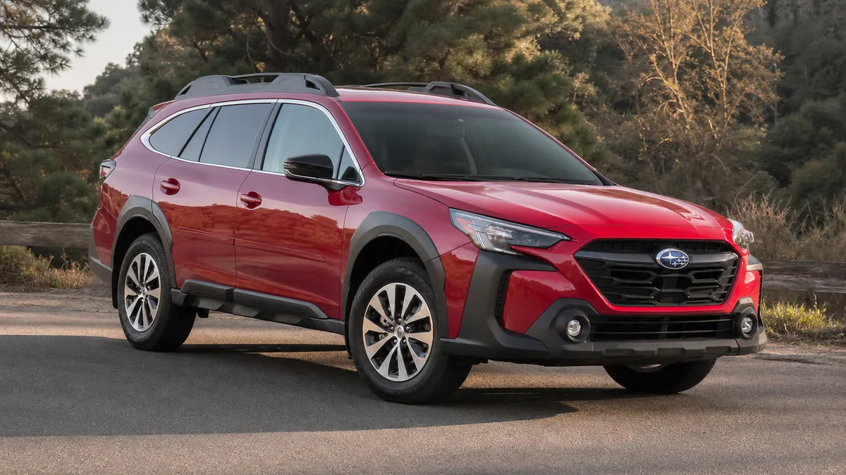 2026 Subaru Outback exterior with Subaru badge