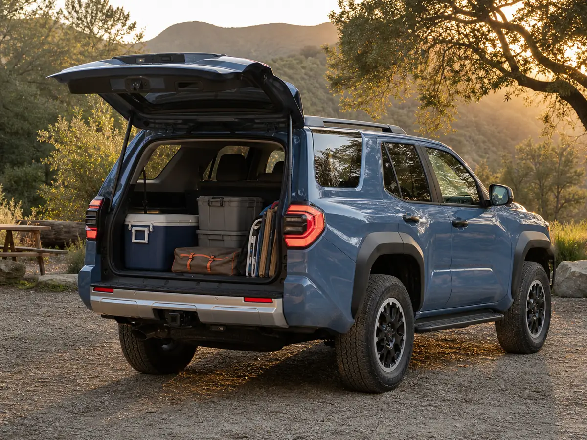 Toyota 4Runner gas and hybrid cargo-floor loading test - Toyota 4Runner