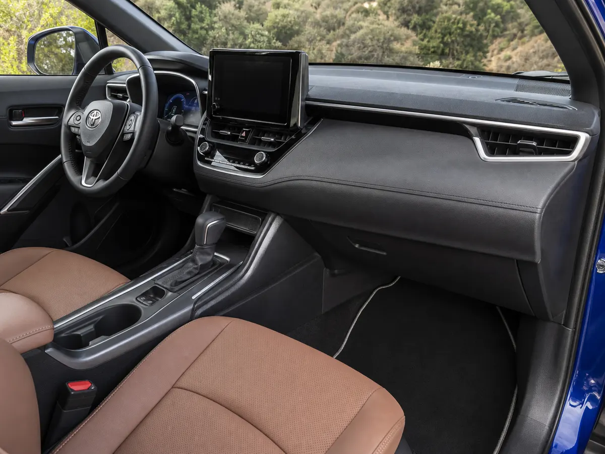 2026 Toyota Corolla Cross dashboard and redesigned center console - Toyota Corolla Cross