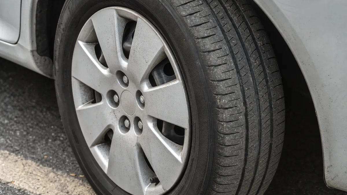 Toyota Corolla tire tread and wheel check - Toyota Corolla