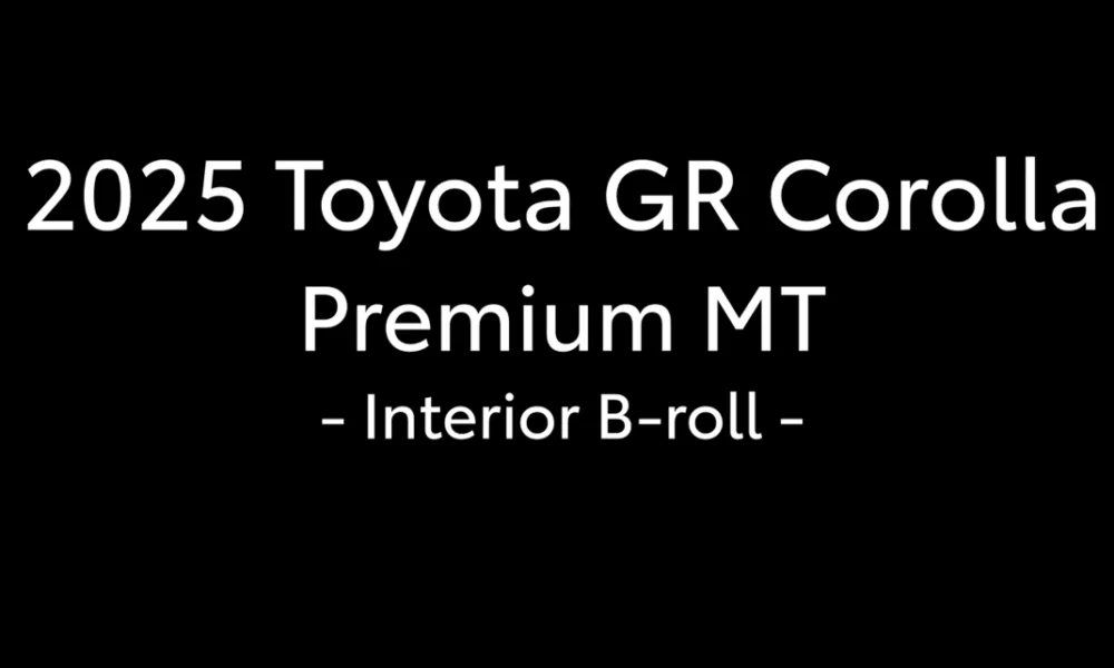 2026 Toyota GR Corolla rear cabin and hatch area arranged for passenger and cargo fit - Toyota GR Corolla