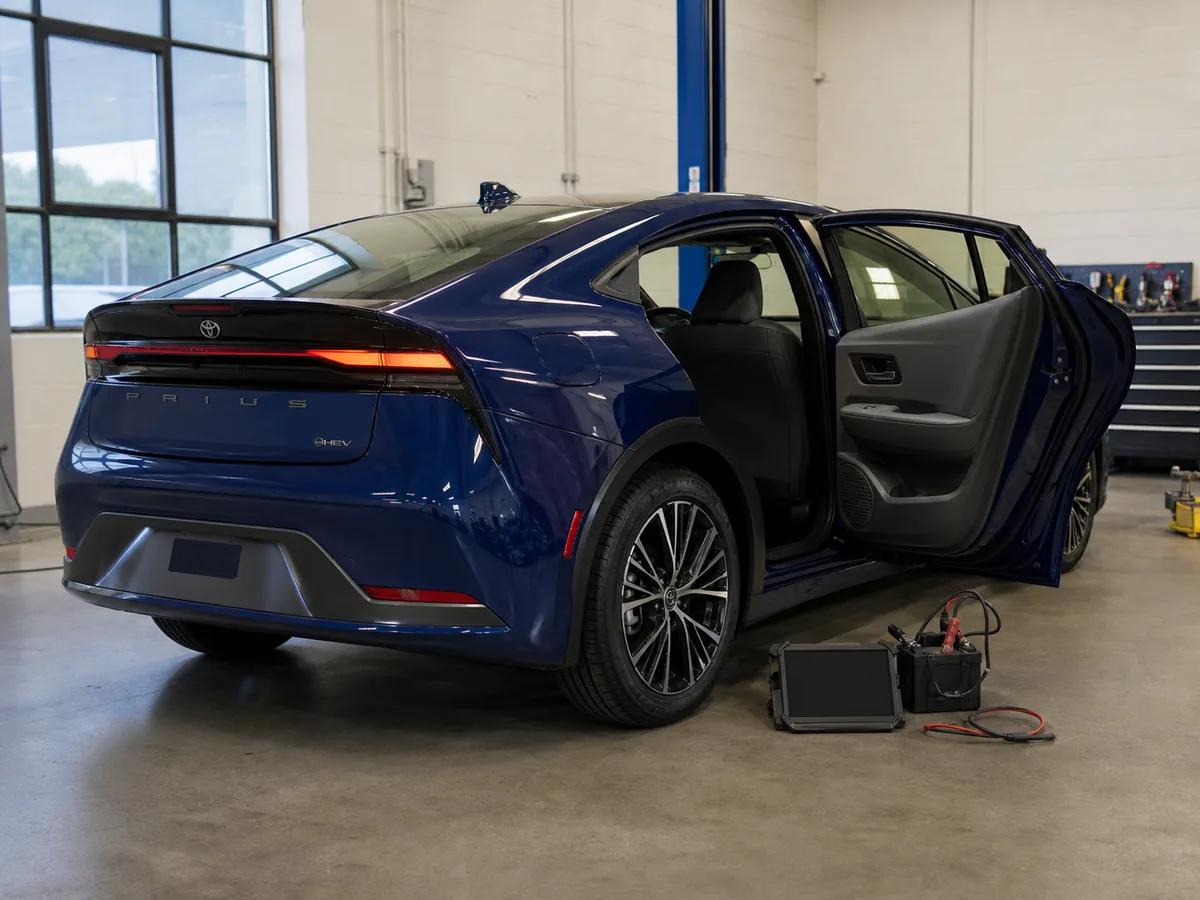 Toyota Prius hybrid cooling intake and diagnostic inspection - Toyota Prius
