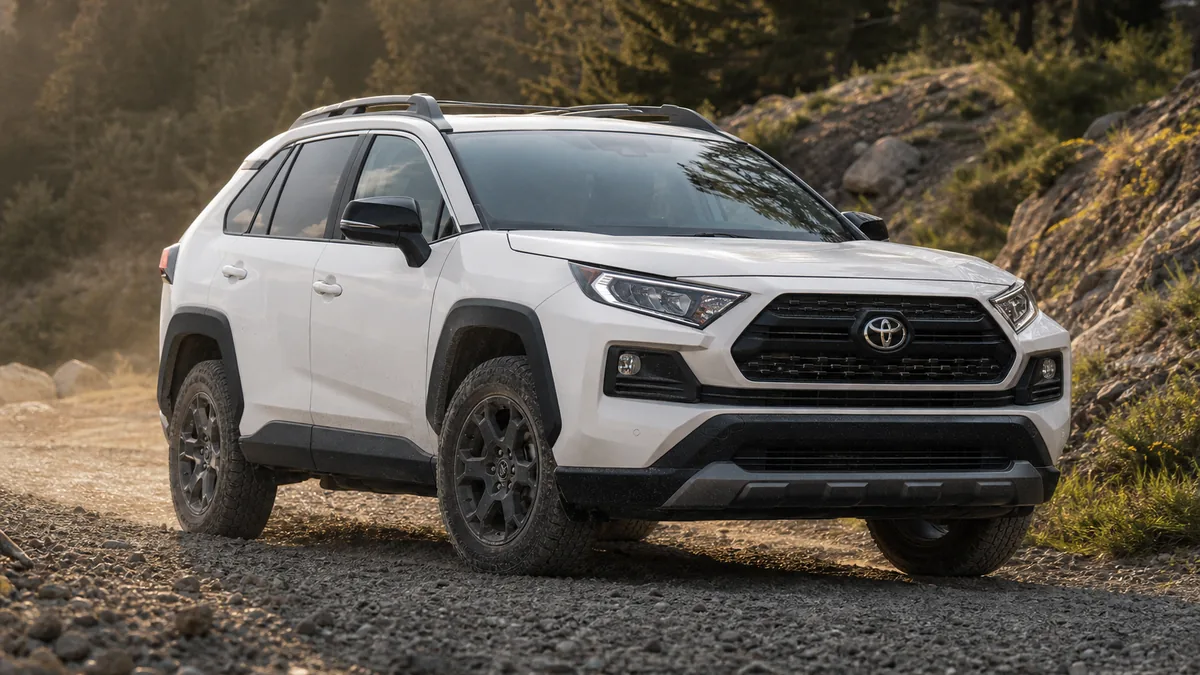Toyota RAV4 TRD Off-Road on a gravel trail - Toyota RAV4