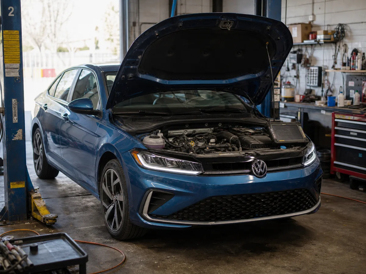 Volkswagen Jetta cooling-system and diagnostic inspection - Volkswagen Jetta
