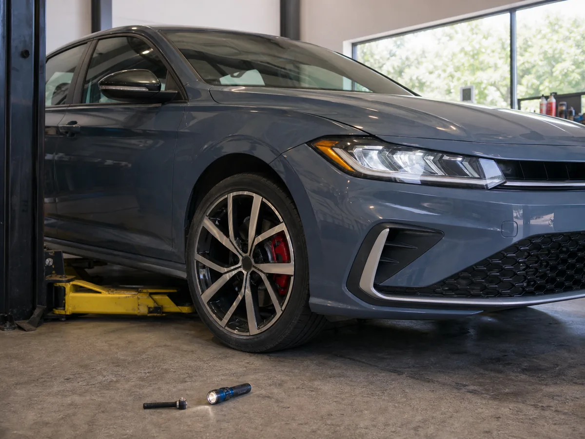 Volkswagen Jetta GLI brake and tire inspection - Volkswagen Jetta